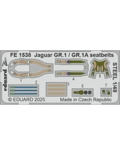 [NO_DESC] Jaguar GR.1 / GR.1A seatbelts STEEL AIRFIX, 1/48 - Eduard...