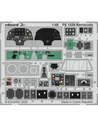 Barracuda TRUMPETER, 1/48 - Eduard Accessories FE1539