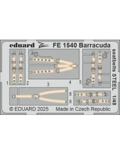 Barracuda seatbelts STEEL TRUMPETER, 1/48 - Eduard Accessories FE1540