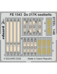 [NO_DESC] Do 217K seatbelts STEEL ICM, 1/48 - Eduard Accessories FE...
