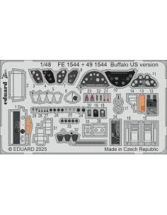 Buffalo US version TAMIYA, 1/48 - Eduard Accessories FE1544
