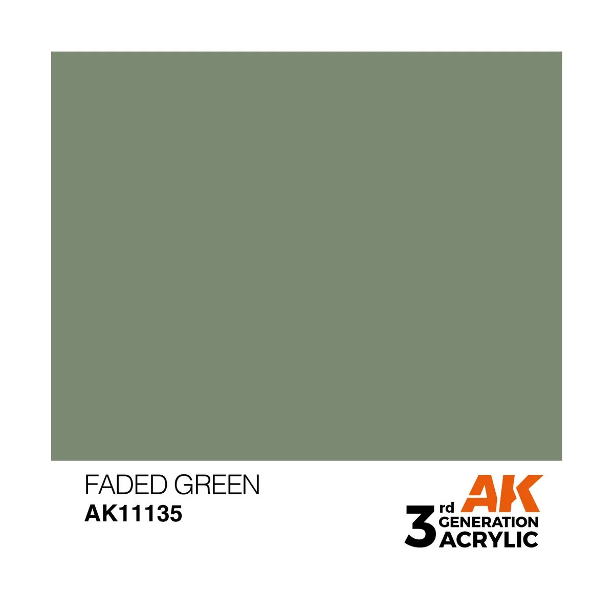 Faded Green 17ml - AK Interactive AK11135 Faded Green 17ml - AK Interactive AK11135