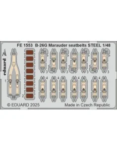 [NO_DESC] B-26F Marauder seatbelts STEEL ICM, 1/48 - Eduard Accesso...
