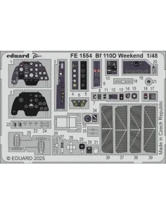 Bf 110D Weekend EDUARD, 1/48 - Eduard Accessories FE1554