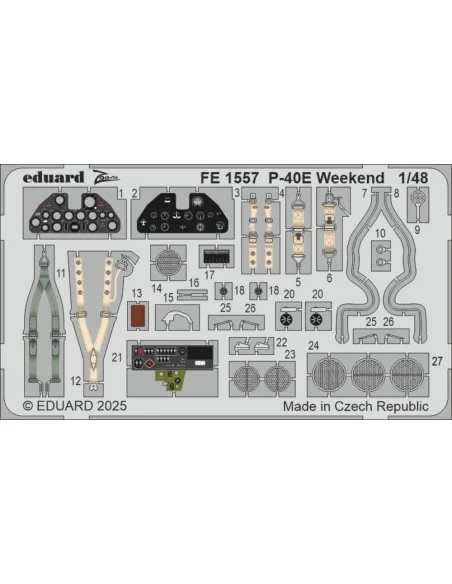 [NO_DESC] P-40E Weekend 1/48 for Eduard, 1/48 - Eduard Accessories ...