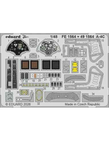 A-4C for Hobby Boss, 1/48 - Eduard Accessories FE1564