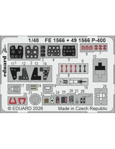 P-400 for Arma Hobby, 1/48 - Eduard Accessories FE1566