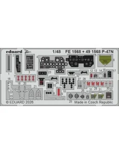 P-47N for Miniart, 1/48 - Eduard Accessories FE1568