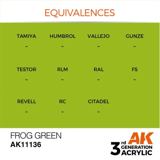 Frog Green 17ml - AK Interactive AK11136