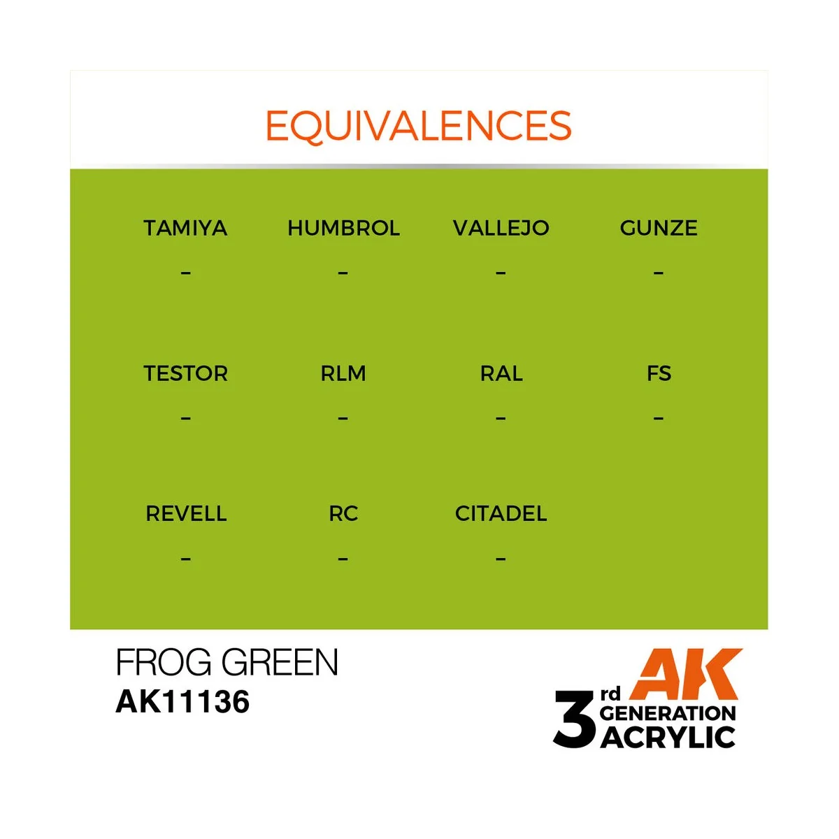 Frog Green 17ml - AK Interactive AK11136