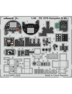 Hampden B Mk.I for ICM, 1/48 - Eduard Accessories FE1579