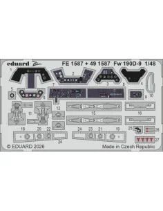 Fw 190D-9 for Miniart, 1/48 - Eduard Accessories FE1587
