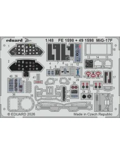 [NO_DESC] MiG-17F for Kinetic, 1/48 - Eduard Accessories FE1598