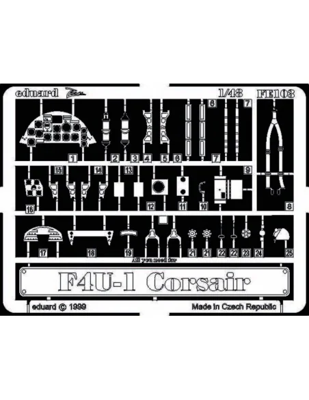 [NO_DESC] F4U-1 Corsair, 1/48 - Eduard Accessories FE103