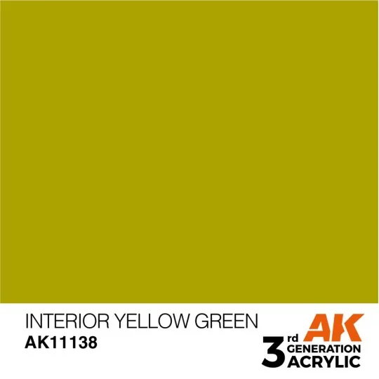 Interior Yellow Green 17ml - AK Interactive AK11138