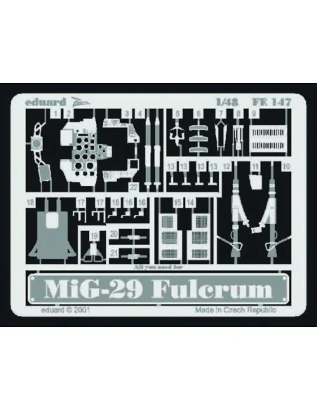 MiG-29, 1/48 - Eduard Accessories FE147