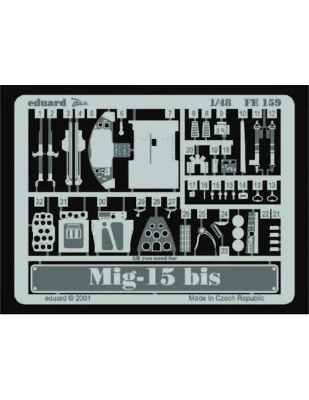 MiG-15 bis, 1/48 - Eduard Accessories FE159