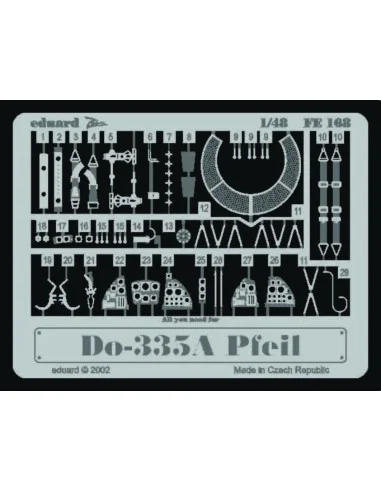Dornier Do 335A Pfeil, 1/48 - Eduard Accessories FE168