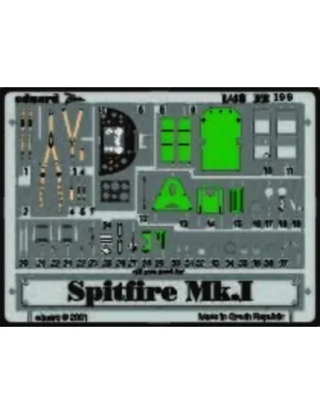 Spitfire Mk.I, 1/48 - Eduard Accessories FE199
