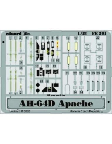 [NO_DESC] AH-64D Apache, 1/48 - Eduard Accessories FE201