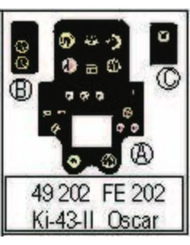 Ki -43 II Oscar, 1/48 - Eduard Accessories FE202