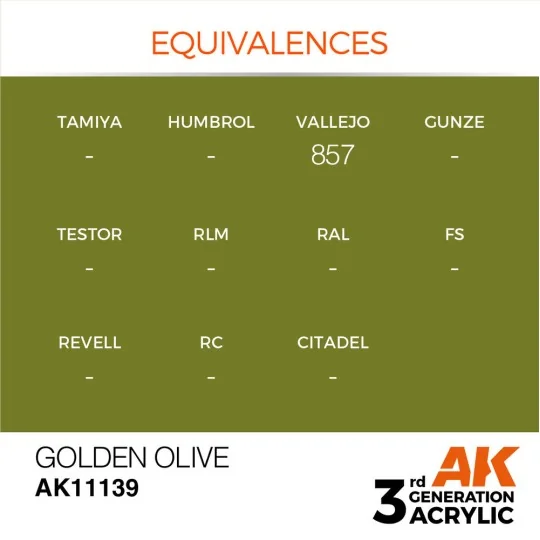 Golden Olive 17ml - AK Interactive AK11139