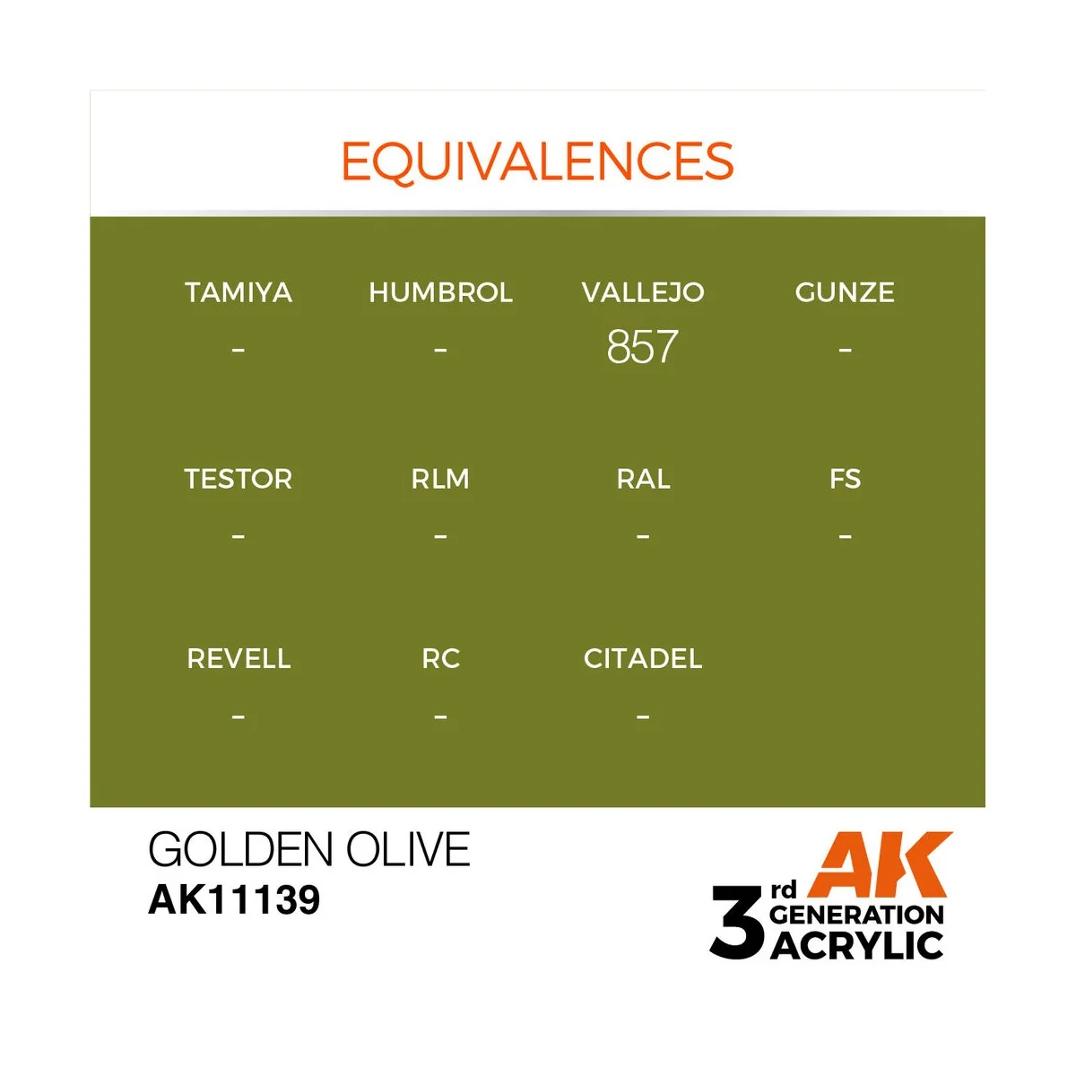 Golden Olive 17ml - AK Interactive AK11139
