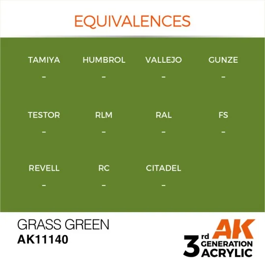 Grass Green 17ml - AK Interactive AK11140 Grass Green 17ml - AK Interactive AK11140
