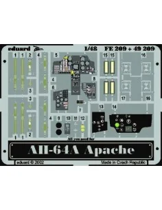 AH-64 A Apache, 1/48 - Eduard Accessories FE209