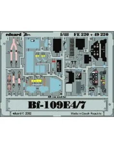 Bf-109E4/7, 1/48 - Eduard Accessories FE220