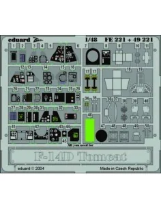 F-14D Tomcat, 1/48 - Eduard Accessories FE221