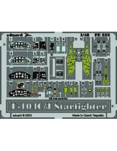 [NO_DESC] F-104C/J Starfighter, 1/48 - Eduard Accessories FE222