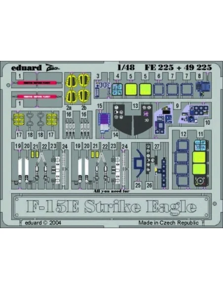 [NO_DESC] F-15E Strike Eagle, 1/48 - Eduard Accessories FE225