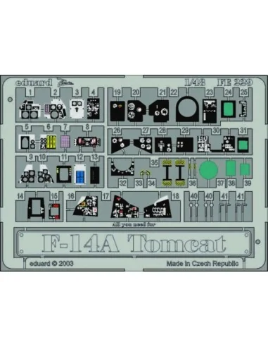 F-14A Tomcat, 1/48 - Eduard Accessories FE229