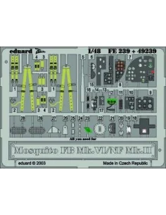 [NO_DESC] Mosquito FB Mk.VI/NF Mk.II, 1/48 - Eduard Accessories FE239