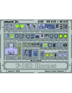 [NO_DESC] F-18D Hornet, 1/48 - Eduard Accessories FE247