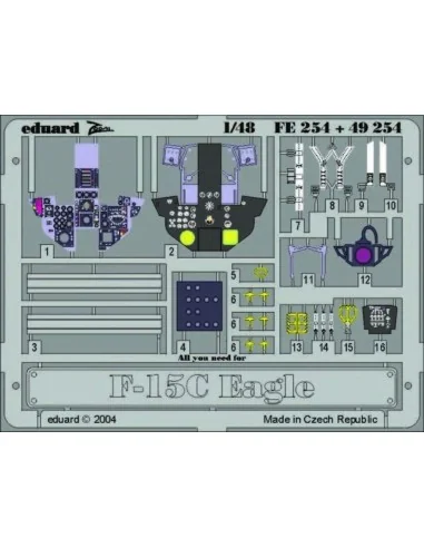 F-15C Eagle, 1/48 - Eduard Accessories FE254