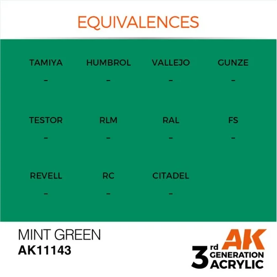 Mint Green 17ml - AK Interactive AK11143