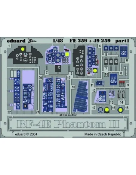 [NO_DESC] RF-4E Phantom II, 1/48 - Eduard Accessories FE259