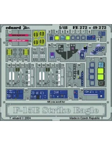 F-15E Strike Eagle Interior Set, 1/48 - Eduard Accessories FE272