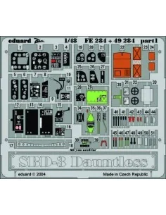 SBD-3 Dauntless, 1/48 - Eduard Accessories FE284