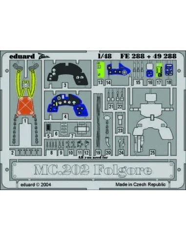 MC.202 Folgore, 1/48 - Eduard Accessories FE288