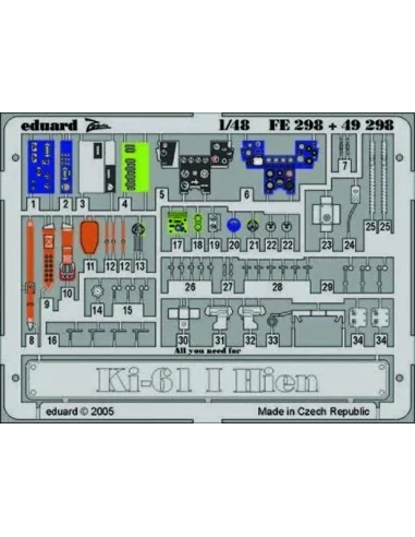 Ki-61 l Hien, 1/48 - Eduard Accessories FE298