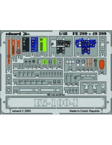 [NO_DESC] Ki-100 I, 1/48 - Eduard Accessories FE299