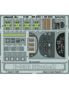 B-25B Mitchell interior für Accurate Miniatures Bausatz, 1/48 - Edu...