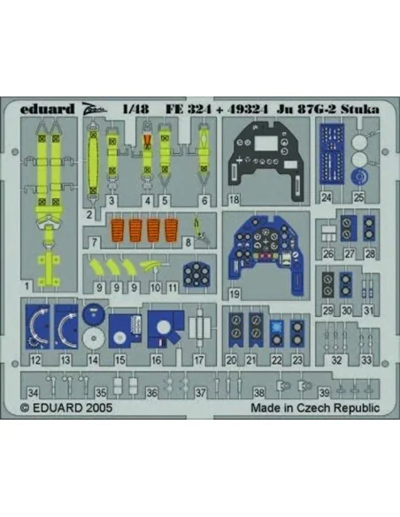 Ju 87G-2 Stuka, 1/48 - Eduard Accessories FE324