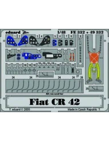 Fiat CR 42, 1/48 - Eduard Accessories FE332