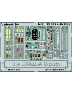 He 162A-2 Spatz Für Tamiya Bausatz, 1/48 - Eduard Accessories FE339