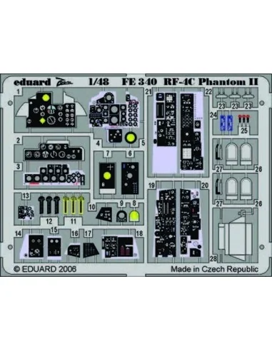 RF-4C Phantom II Für Hasegawa Bausatz, 1/48 - Eduard Accessories FE340