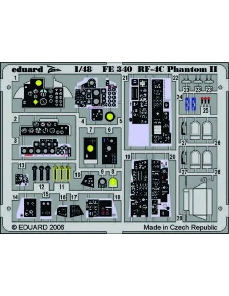 RF-4C Phantom II Für Hasegawa Bausatz, 1/48 - Eduard Accessories FE340